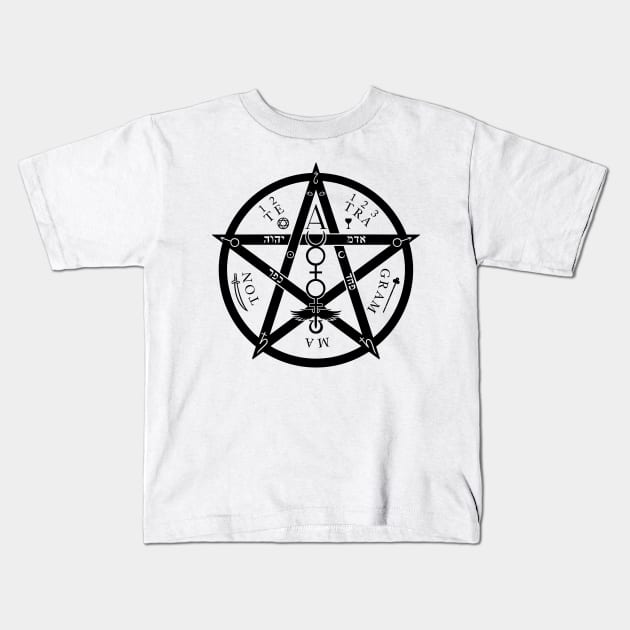 tetragrammaton Kids T-Shirt by OccultOmaStore